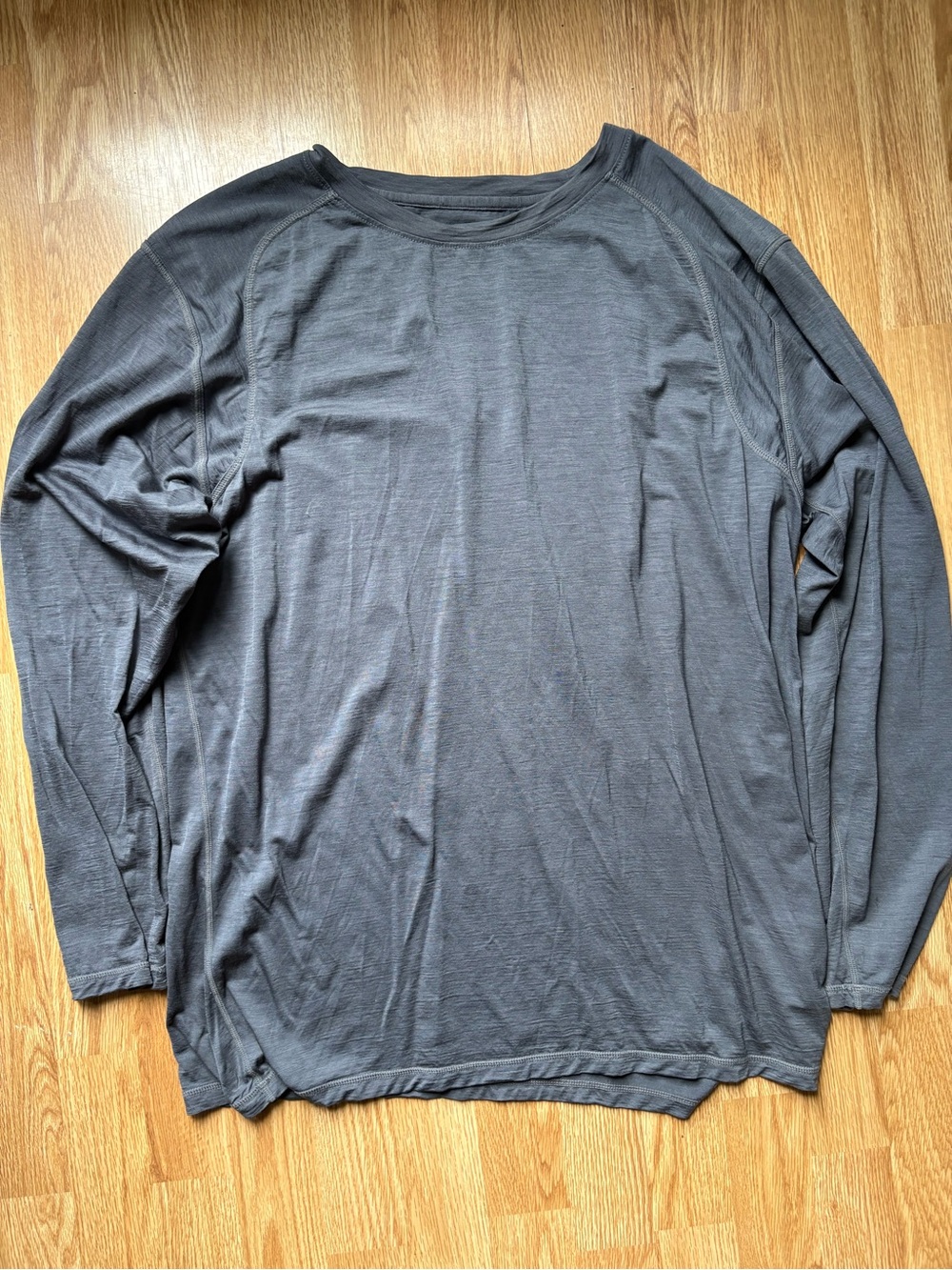 True North 100% Merino Wool Base Layer men size XXL gray